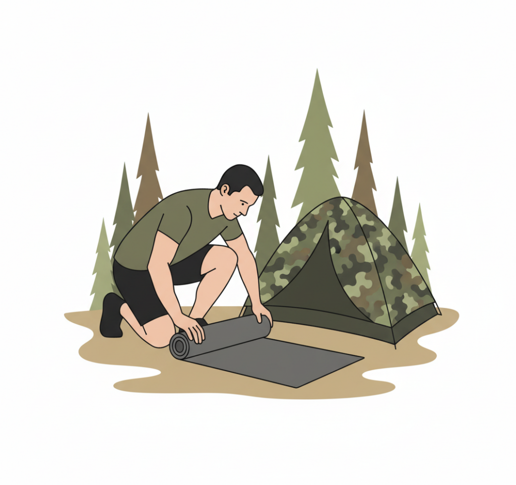 soldier bivouac