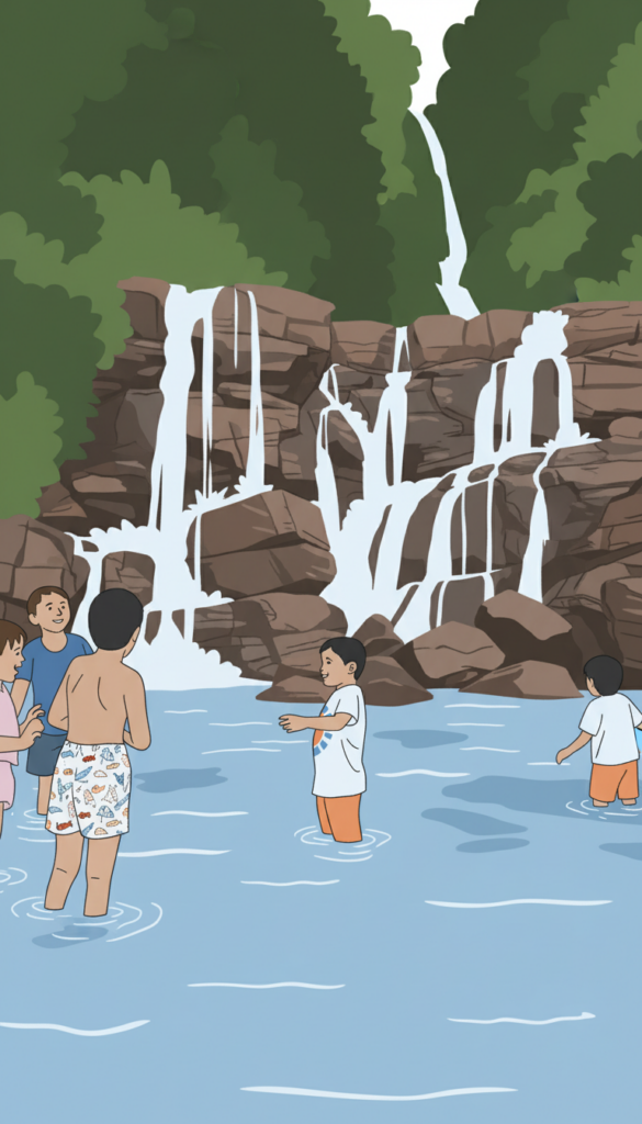 cascade enfants